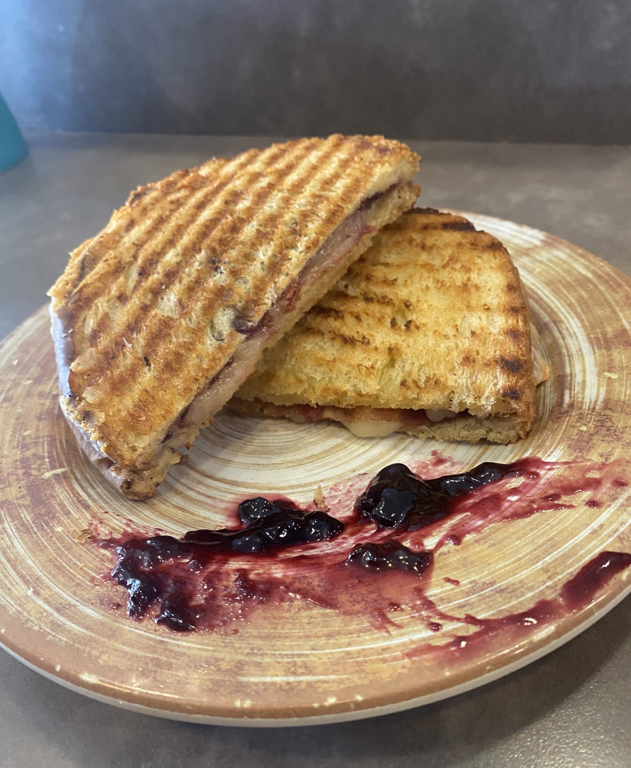 Blackberry Grilled Cheese Bean and the Baker
