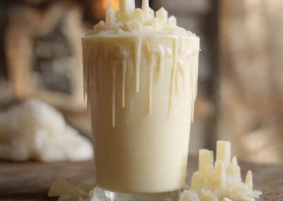 Icicle Latte: Peppermint, coconut, and white chocolate