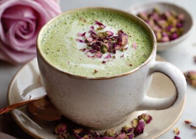 Rose Matcha: matcha with rose