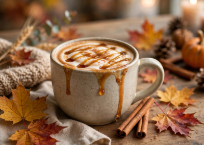 Maple and cinnamon latte.